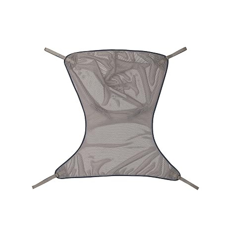Invacare Premier Comfort Sling for Patient Lifts, Net Fabric, Small, 2485968,Binding; Navy, Body; Gray