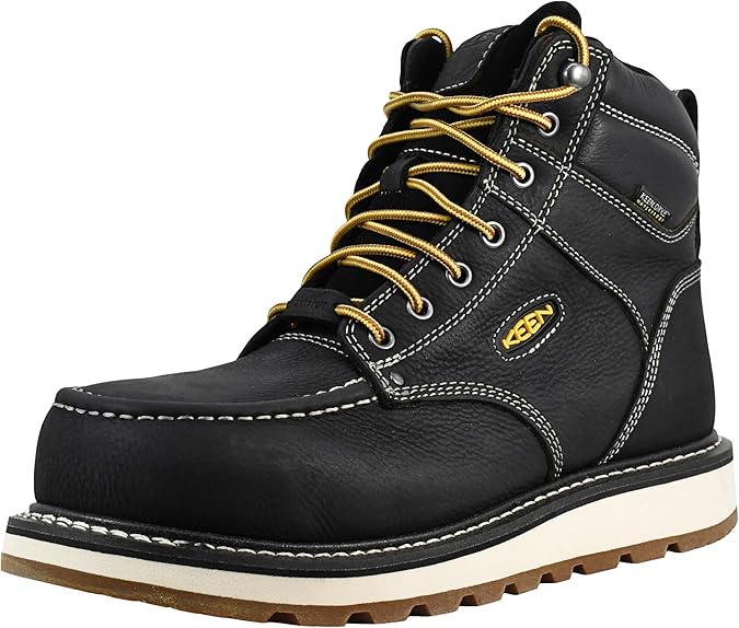 KEEN Utility Men's Cincinnati 6" Composite Toe Waterproof Wedge Work Boots