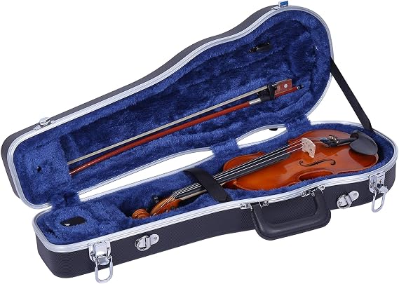 Crossrock 3/4 Violin Case-Backpack Style in Black (CRA800SVTBK)