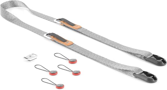 Peak Design Leash Camera Strap - Configurable as a Sling, Neck, Shoulder Strap or Safety Tether, Adjustable, Compact