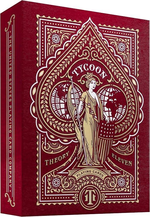 theory11 Tycoon Playing Cards (Red)
