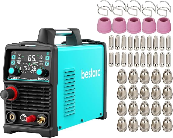 bestarc Pilot Arc Plasma Cutter - BTC650DP 10GEN & AG60P Consumables Kit 50PCS