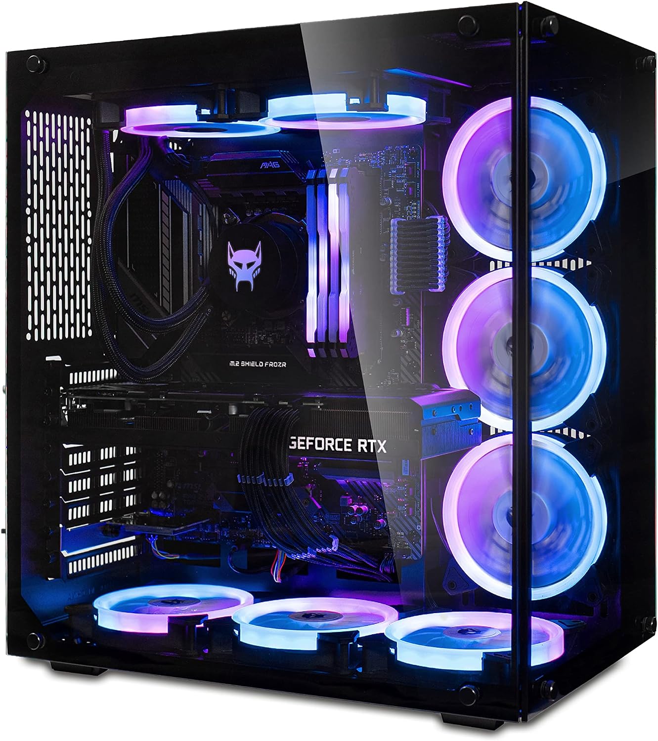 Q7 Hero | Gaming PC, Intel i9-14900KF 24X 6.00GHz 32 Threads, NVIDIA RTX 4090 24GB, 32GB RAM, 2TB NVMe SSD, Watercooling, WiFi 6, Windows 11