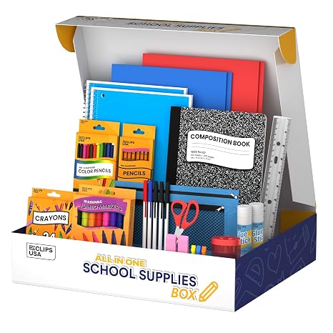 School Supplies for Kids Back to School Supplies Kit School Essentials for Girls Or Boys (1)