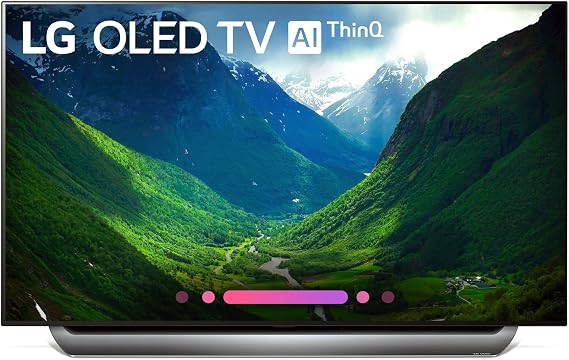 LG Electronics OLED55C8PUA 55-Inch 4K Ultra HD Smart OLED TV (2018 Model), Black