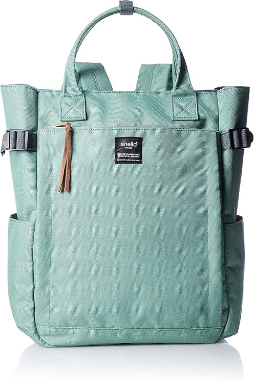 Anero POST ATC1225Z 2-Way Backpack, A4, Multi-Storage, Mint Green