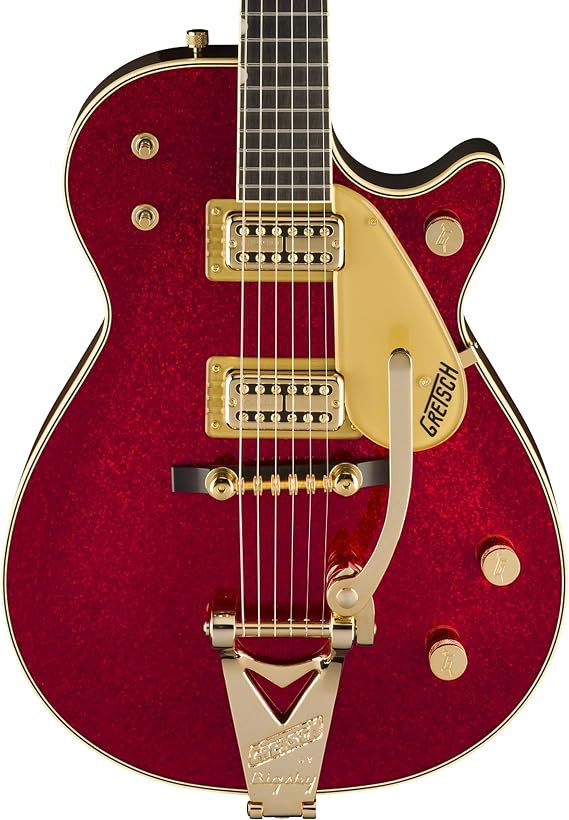 Gretsch G6129TG-59VS Limited-edition Sparkle Jet Electric Guitar - Red Sparkle