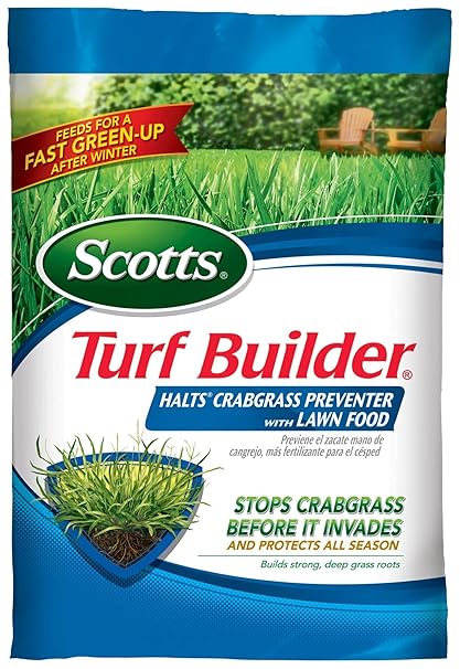 Scotts Turf Builder Halts Crabgrass Preventer with Lawn Food, 5,000 sq. ft.