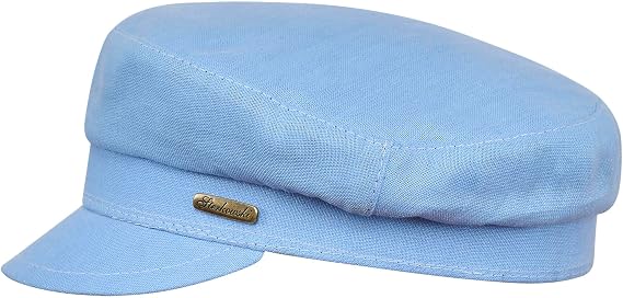 Sterkowski Fiddler Sailing Cap | Linen Breton Cap for Men and Women | Summer Breathable Sailor Cap