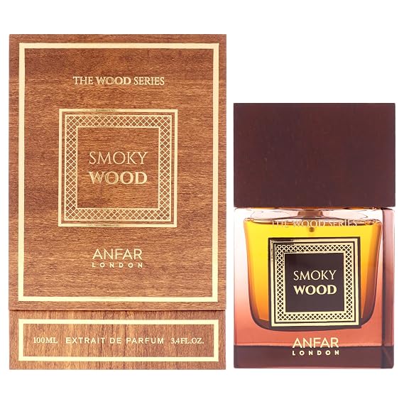 Anfar London - Smoky Wood by Anfar for Men - 3.4 oz Extrait De Parfum Spray