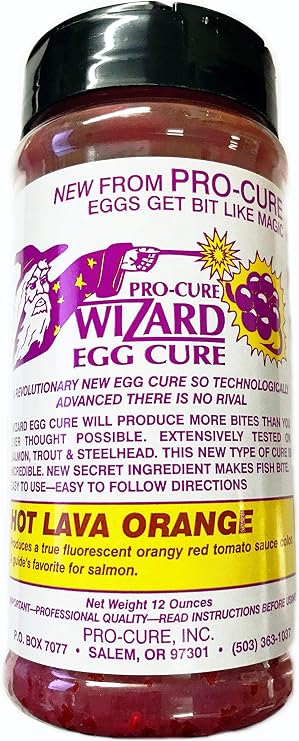 Pro-Cure Wizard Egg Cure, 12 Ounce, Hot Lava Orange