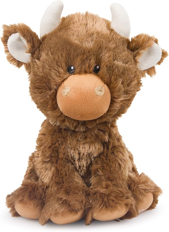 Petface Hetty the Highland Cow Plush Dog Toy with Squeaker (Pack of 1)