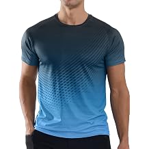 Men’s T-Shirts Gym Running T Shirts for Men Moisture Wicking Athletic Sport Breathable Tops Quick Dry Short Sleeve Workout T-Shirt