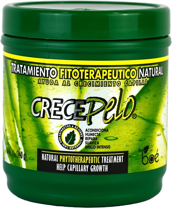 Natural Phytotherapeutic Hair Growth Treatment Jar, Deep Conditioning & Repair for Stronger, Healthier Hair - Moisturizing & Nourishing Formula with 100% Natural Extracts - No Colorants - 8.5 oz