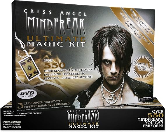 Criss Angel MINDFREAK Ultimate Magic Kit for Kids, Teens & Adults
