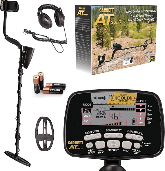 Garrett AT Gold Metal Detector, Waterproof, Made in USA