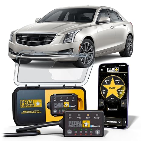 PEDAL COMMANDER for Cadillac ATS 2013-2019 Throttle Response Controller - 36 Driving Settings, Anti-Theft, App Control, Throttle Controller Performance Parts, ATS Accessories