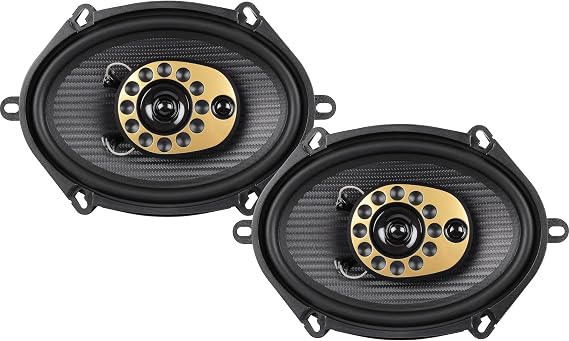 Pair of 5x7 / 6x8 Full Range 50W RMS 4-Ohm Jensen JS68T 3-Way Speakers by Jensen