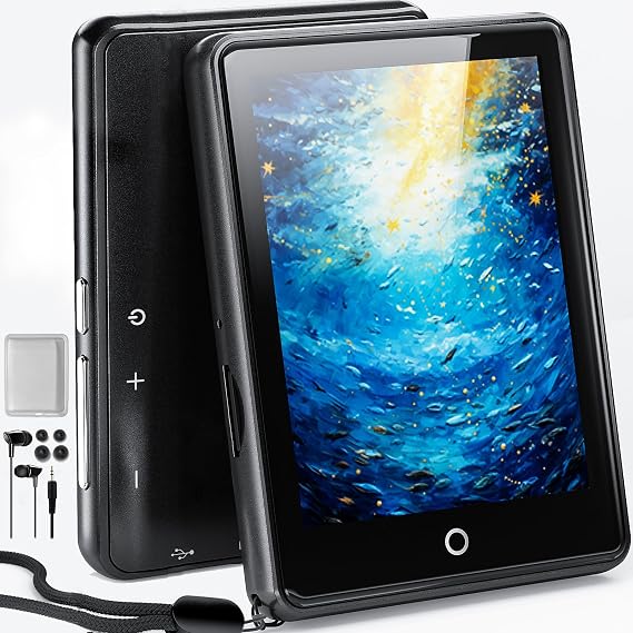 64GB MP3 Player with Bluetooth 5.3, 2.8" Touchscreen & Speaker