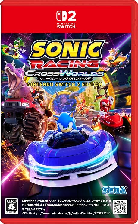 ソニックレーシング クロスワールド Nintendo Switch2 Edition予約特典DLCコード「ウェアホッグパック」 同梱 - Switch2