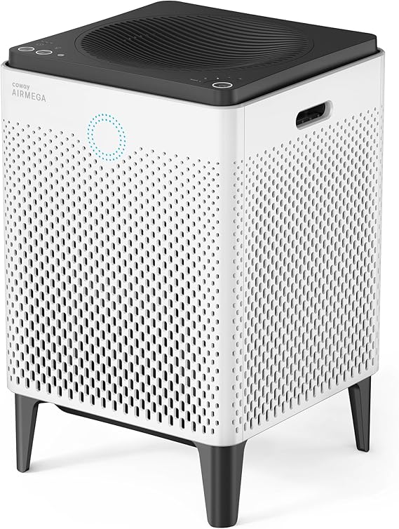 COWAY Air Purifier for Home Up to 3,120ft2, Washable Pre-Filter and HEPA Filter for Smoke, Allergies, Pet Dander, Odor, AQI, Auto & Sleep Mode, Timer, Airmega 400 White, AP-2015F