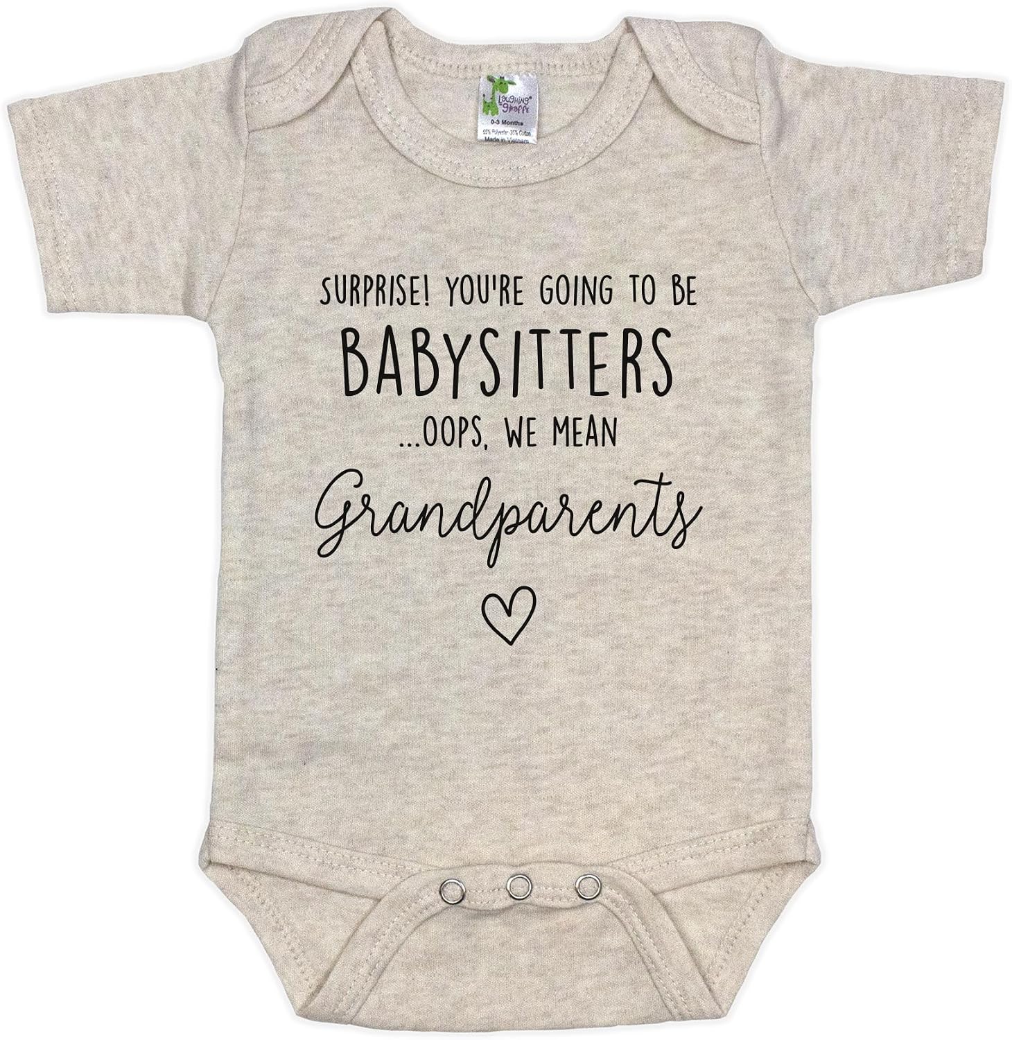 Pregnancy Announcement For Grandparents, Surprise Youre Going to be Babysitters