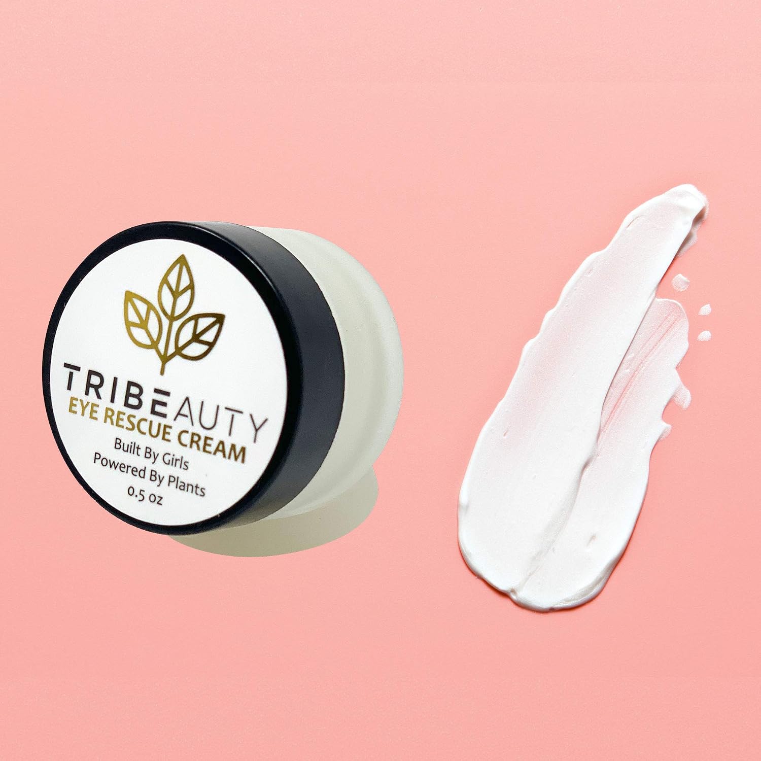 TRIBEAUTY Under Eye Cream Anti Aging | Plant Based Eye Cream for Dark Circles and Puffiness | Reduce Under Eye Bags, Wrinkles & Fine Lines | wShea Butter, Cocoa Butter, Aloe Vera  Arnica Cream