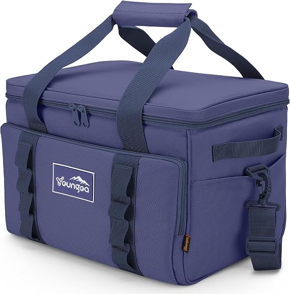 30L Cooler Bag, Large Waterproof Insulated Cool Bag, Soft Fordable Cool Box Leakproof Portable Thermal Picnic Bags
