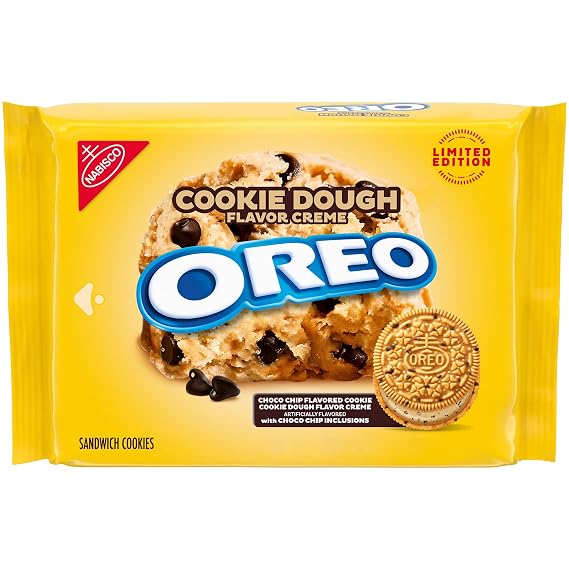 OREO Cookie Dough Creme Sandwich Cookies, Limited Edition, 10.68 oz