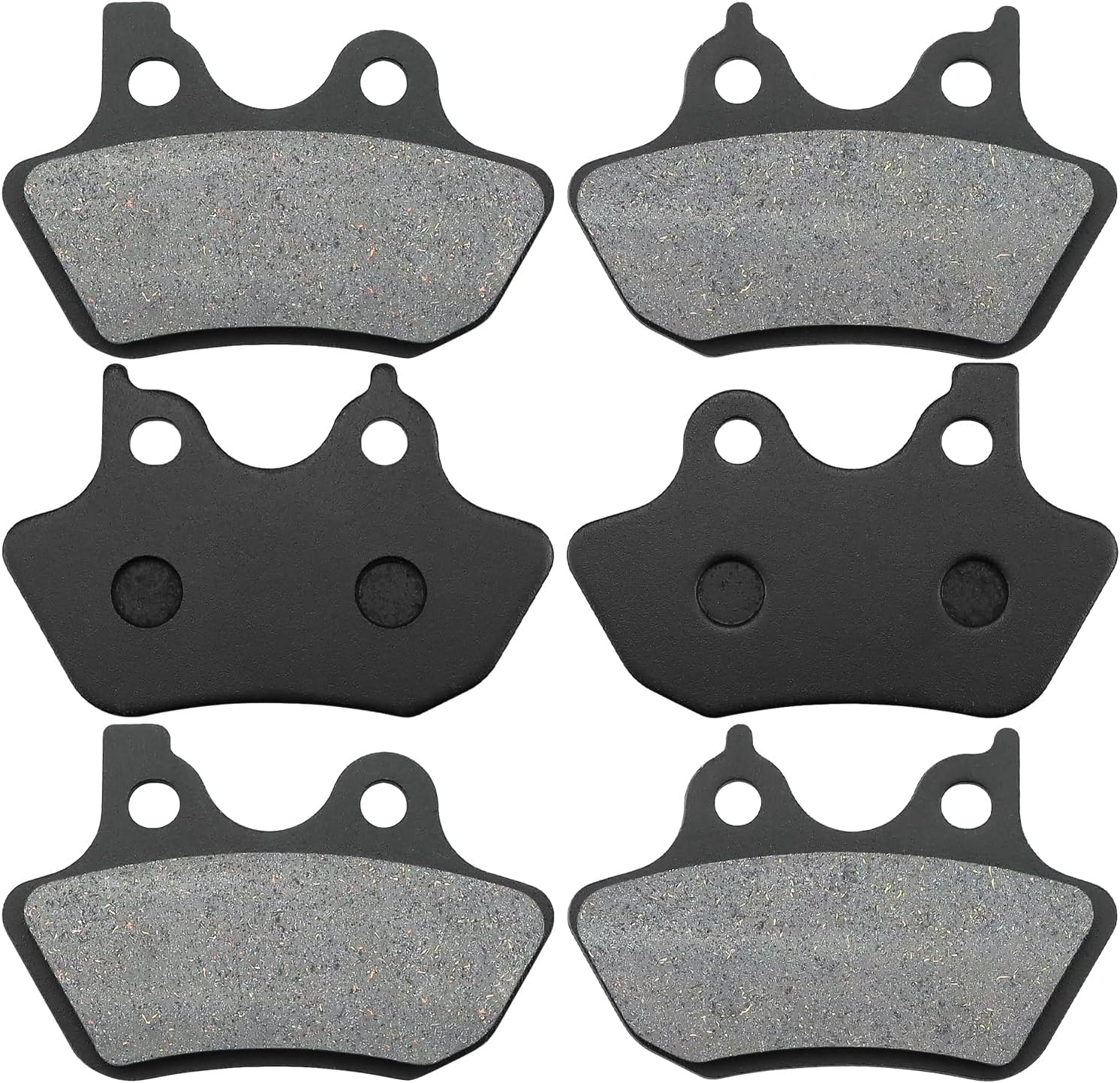 Front and Rear Brake Pads for Harley Davidson 2000-2007 Dyna Electra Glide Ultra Classic Street Glide Road King Fatboy Heritage Softail Night Train