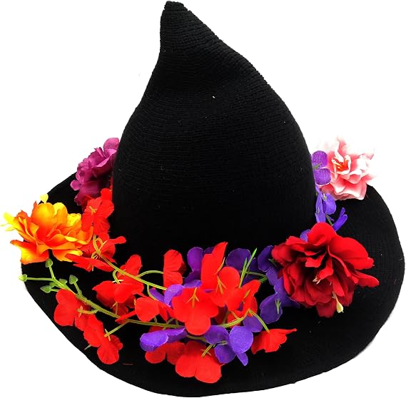 Halloween Accessories for Women Witches Hats,Mystique Witch Hat, Bewitching Witch Hats,Halloween Look Witches Hat