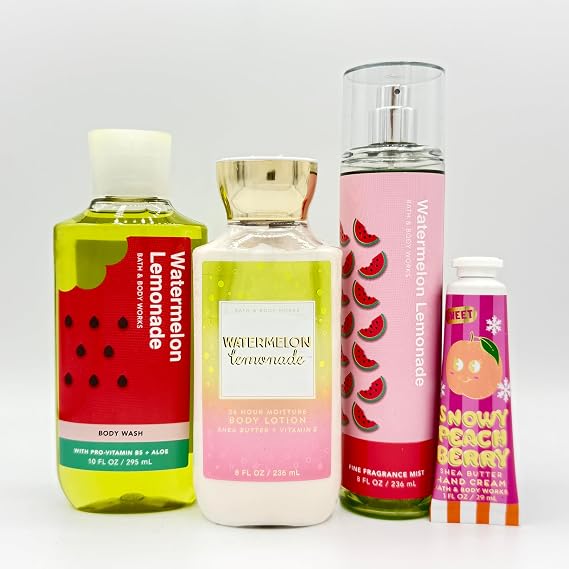 Bath & Body Works Watermelon Lemonade 4-Piece Gift Set
