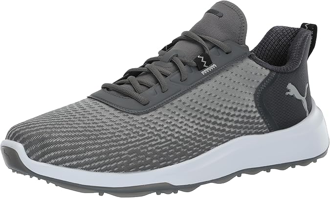Puma Golf Men's Fusion Crush Sport Wide Golf Shoe, Slate Sky-Strong GRA, 11