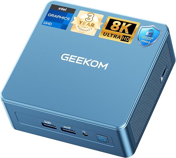 GEEKOM Enterprise-Ready IT12 Mini PC,Intel Core i3-12300HE mini desktop pc