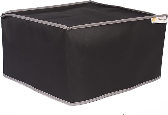 Printer Cover Compatible with EufyMake UV Printer E1, Black Nylon Anti-Static and Waterproof Printer Dust Cover Dimensions 23.3''W x 9.9''D x 16.1''H by Perfect Dust Cover LLC
