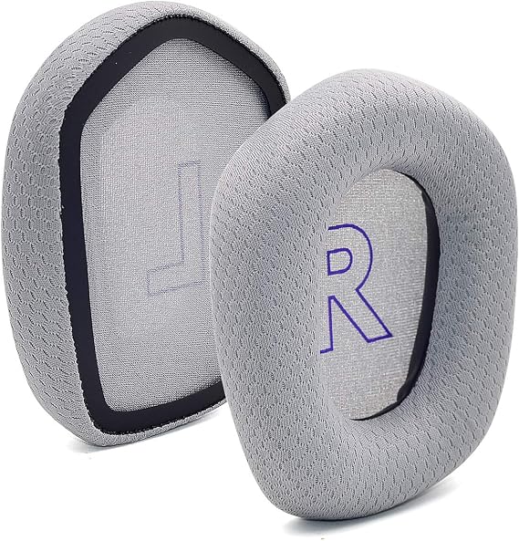 G733 Earpads - defean Replacement Ear Cushion Cover Compatible with Logitech G733 G 733 Lightspeed Wireless Gaming Headset,Ear Pads with Durable Mesh Fabric, Comfort Noise Isolation Foam (Gray)