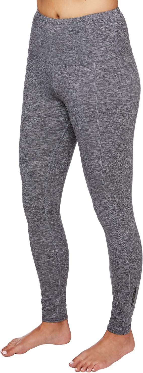 Hot Chillys Women's Clima-Tek Tights | Warm Breathable Moisture-Wicking Midweight Relaxed Fit Base Layer Thermal Leggings