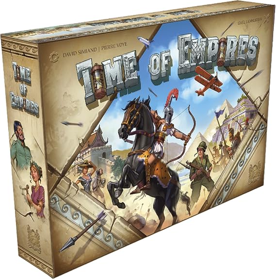 Time of Empires Board Game | Real-Time Civilization Strategy Game | App-Driven Worker Placement Game for Adults and Kids | Ages 12+ | 2-4 Players | Average Playtime 45-60 Minutes