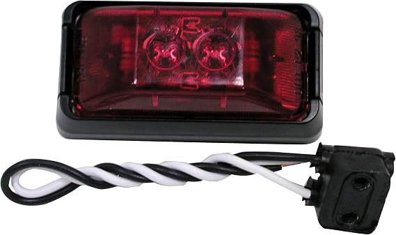 PETERSON MFG Peterson V153KR Piranha Red LED Clearance/Side Marker Light Kit