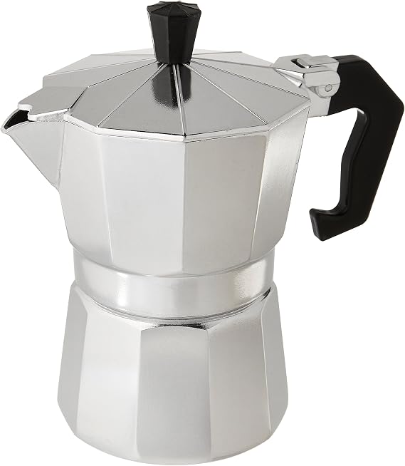 KG43 3 Cup Espresso Maker, Multicolor