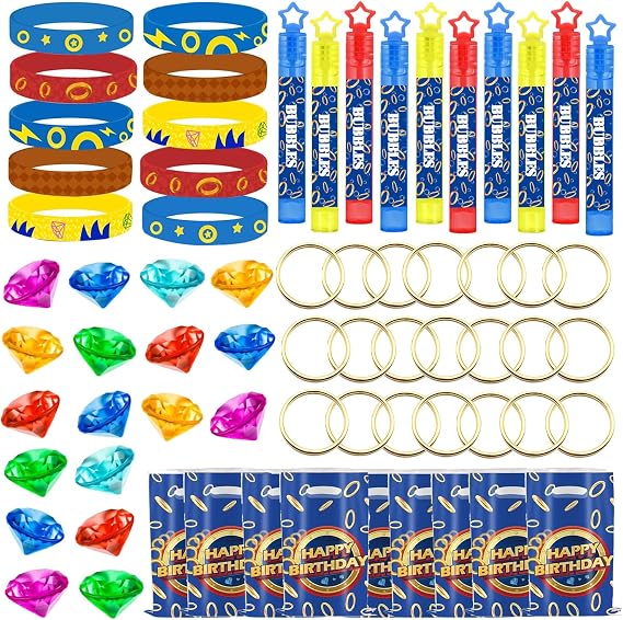Birthday Party Favors Gift Decorations Supplies for Outdoor Indoor Decor, 70Pcs Party Theme Essentials Stuffers Must Haves for 10 Guests, Treasure Chest Hunt with Friends