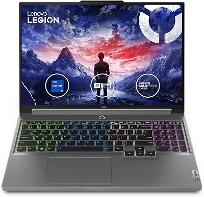 Lenovo Legion 5 16IRX9 Laptop 2024-16 WQXGA NVIDIA GeForce RTX 4060 - Intel i9-14900HX 24 Cores - 48GB DDR5 2TB NVMe SSD - Four-Zone RGB Backlit Keyboard Wi-Fi 6E - Win10 Pro 32GB USB - Luna Grey