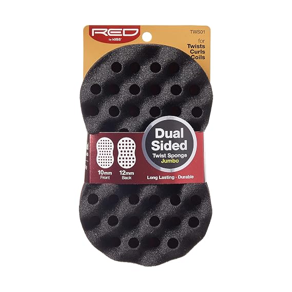 Red by Kiss Dual Sided Twist Sponge Jumbo Hair Brush