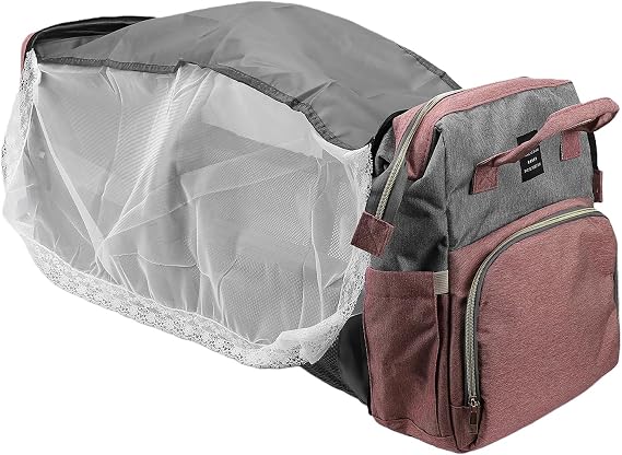 Diaper Backpack with Changing Station, Large Capacity Water Proof Travel Unisex Baby Bag Baby Registry Search Stuff Shower Gifts Newborn Essentials Must Haves for Mom Dad
