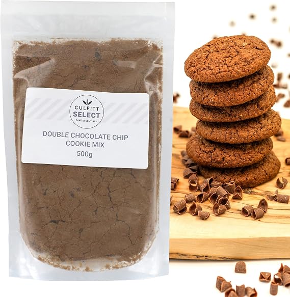 Culpitt Chocolate Chip Cookie Mix | 500g | Easy, Reliable, Delicious, Double Chocolate Biscuit Mix To Bake At Home | Made in UK