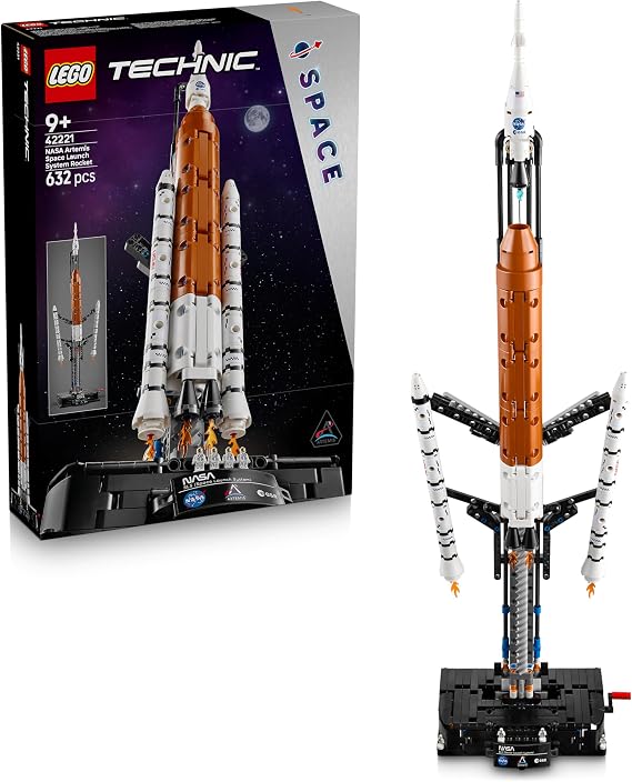 LEGO Technic NASA Artemis SLS Heavy Duty Rocket - Children's Rocket & Spaceship Toy - Construction Model & Model Building Construction Toy from 9 Years - Gift for Boys and Girls - 42221