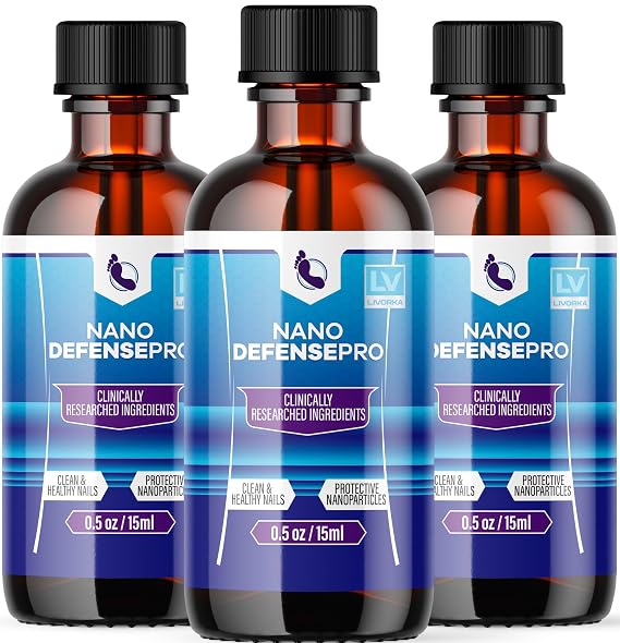(3 Pack) Nano Defense Pro, Nano Defense Pro Drops, Nano Defense Pro Liquid, Nanodefense Pro Liquid, Nanodefensepro Solution, Nano Defense Pro, Nanodefensepro, 3 Bottles for 90 Days
