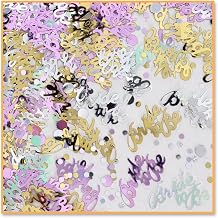 Beistle Bride to Be Cutout Plastic Confetti, 1 Pack, Multi Color