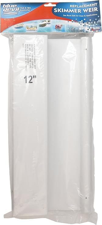 Blue Devil Skimmer Weir Replacement, Skimmer Weir for Swimming Pool - 12-Inch