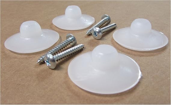 Set of 4 Directors Chair Replacement Foot Glides (White)